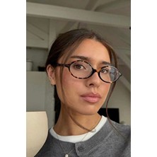 Macerati Unisex Leopar Oval Çerçeveli Gözlük