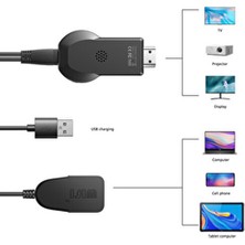 Xo Kablosuz HDMI Ekran Aktarım GB012,1080P@60Hz,DLNA/AirPlay/Miracast/Android/iOS/Windows Ile Uyumlu