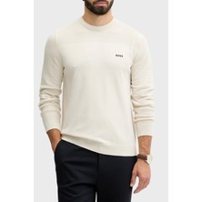 Boss Yün Karışımlı Regular Fit Bisiklet Yaka Kazak Erkek Kazak 50547507 131