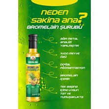 Sakina Ana Bromelain & Ananas L-Karnatinli Içeren Detox Mix Şurubu %100 Meyve Özlü