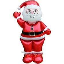 Ada Çanta Kırtasiye Büyük Boy Folyo Balon Noel Baba Figürlü (155CM)