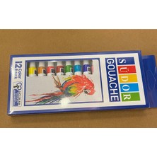 Ada Çanta Kırtasiye 12 Li Tüp Guaj Boya Seti AD54221