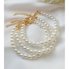 Tuham Aksesuar 3 Adet Incı Bıleklık Gold Detaylı