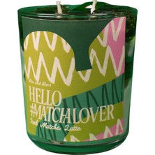 Mim And More Iced Matcha Latte Mum | Doğal Soya Balmumu Jel Mum – Çevre Dostu Dekoratif Mum 250G