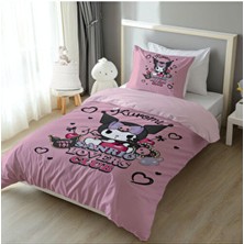 Şen Dekorasyon Kuromi Lovers Çocuk Nevresim Takımı