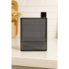 Pazar Kapısı A5 Şeffaf Düz Matara Suluk Ince Su Şişesi