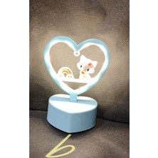 Ada Çanta Kırtasiye Sanrio Kuromi Hello Kitty Pil ile Çalışan Küçük Boy Masaüstü Lambası (Pil Gönderilmez)