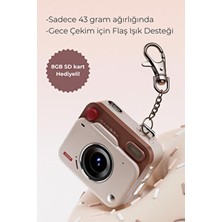 Mini Dijital Retro Kamera 1080p Çözünürlük ile Hafıza Kartı Kompakt Fotoğraf Makinesi