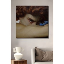 Teona Ahşap Düşen Melek Yağlı Boya Görünümlü Ahşap Dekoratif Tablo Dikdörtgen Tablo