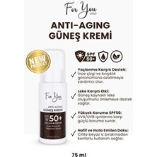 For You Gold Anti-Aging Yaşlanma & Leke Karşıtı SPF50 Yüz ve Vücut Güneş Kremi 75ml