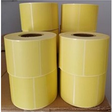 40X60 Termal Sarı Etiket 1000 Sarım 3 Adet