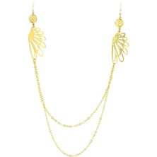 Assos Pırlanta Tasarım Altın Kolye - 14K