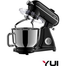 Yui M122 Plus Easy Chef Dc Motor Stand Mikser Çift Başlıklı Hoparlör Özellikli Parlak Siyah