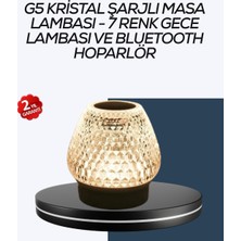 Uzun Pil Ömürlü 7 Renk Işıklı Bluetooth Hoparlör - F106K907-U98106