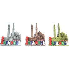 Bsre Metal Istanbul Temalı Yöresel Magnet Model 2