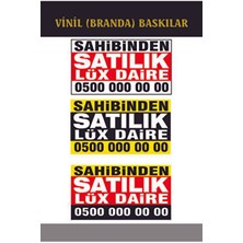 Satılık - Kiralık - Branda Baskı - Afiş - Pankart