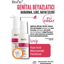 Roen Genital Bölge Beyazlatıcı Krem, Kojik Asit & Niacinamide Içerikli Intim Beyazlatıcı Krem (100MLX2 )