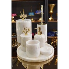 Midas Premium Mermer 7 Li Set Banyo Takımı.