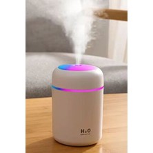 Ekru Cep 300ML Ultrasonik Hava Nemlendirici Buhar Makinesi ve Aroma Difüzörü