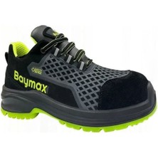 Baymax Bx-12 Golden S1 Bağcıklı Çelik Burunlu Yazlık Iş Güvenlik Ayakkabısı No:39