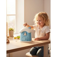 Evstyle Mavi Ev Kumbara - Çocuklara Uygun Dekoratif Tasarım ve Malzeme Özellikleri