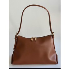 Deri Tek Askılı Klasik Günlük Baget Çanta