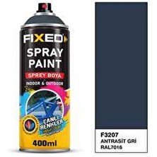 Fixed F3207 Sprey Boya Akrilik Antrasit Gri (RAL7016) 400 ml