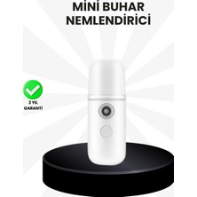 Kablosuz Şarjlı Mini Buhar Nemlendirici – Cilt ve Ortam Için Taşınabilir Akıllı Cihaz