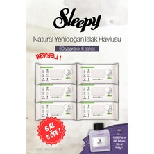 Sleepy Natural Yenidoğan 60'lı 6 Al 5 Öde, Rosie Pudra Oda Kokusu