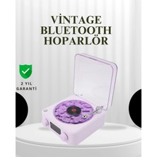 Aspata Store Buğz Projektörlü Gece Lambalı Retro Hoparlör – Taşınabilir Bluetooth Speaker