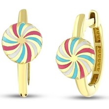 Assos Pırlanta Altın Çocuk Küpesi - 14K