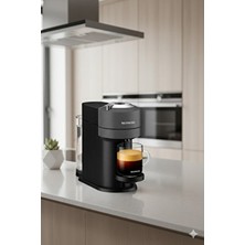 Nespresso Vertuo Next Krups Kapsül Kahve Makinesi – Madalyon Gümüş | Tek Tuşla 5 Farklı Kahve Boyutu