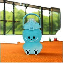 Labubu Matara Mavi 1000 ml – Sevimli Kapaklı Su Şişesi, Okul & Spor Için Dayanıklı Su Kabı