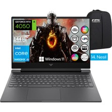 Hp Victus I5-14450HX RTX4050 120W 24GB Ram 2tb SSD 16.1" Fhd IPS 144Hz W11 Taşınabilir Bilgisayar