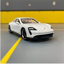  porsche taycan turbo s 1/36 ölçek diecast metal model araba oyunca araba