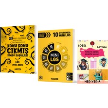Hız Yayınları 8. Sınıf Konu Konu Çıkmış Sınav Soruları - 10 Oturumda Mini Lgs ve Hediye
