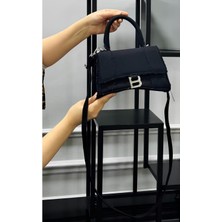 Ada Çanta Kırtasiye Kadın Kot Kumaş El ve Omuz Çantası