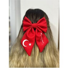 Melkady 523 - Türk Bayraklı Atatürk Imzalı Otomatik Toka