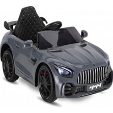 Mersedes Gtr Akülü Araba 0-6 Yaş 12 Volt Gri Renkli Uzaktan Kumandalı Tek Kişilik Model