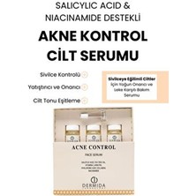 Dermida Akne ve Sıvilce Karşıtı, Akne Kontrol, Arındırıcı Cilt Bakım Serumu 10X3 30 ml