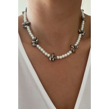 Liveyn Design Işıltılı Inci Kolye