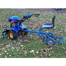 Dalaz, Antrac 200 Go Çapa Makinası Uyumlu Mavi Taşıma Selesi,mini Römork