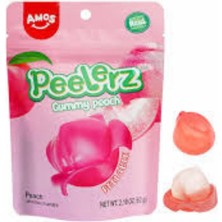 Nerds Peelerz Gummy Peach Şeftali Aromalı Soyulabilir Jelibon 65G