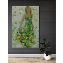 Teona Ahşap Bahar Esintisi Yağlı Boya Görünümlü Ahşap Dekoratif Tablo Dikdörtgen Tablo