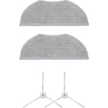 Xiaomi Essential Mjstg1 Uyumlu Yedek Mop ve Yan Fırça-4 Parça