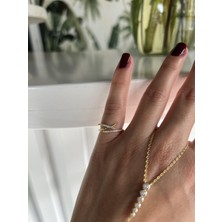 Taşlı Gümüş Serçe Yüzük