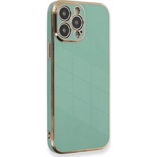 iPhone 15 Pro Kılıf Volet Silikon - Açık Yeşil - FKU8159-5715