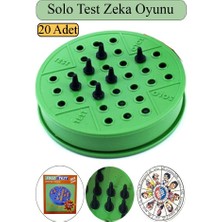 Artlantis Solo Test Zeka Oyunu 20 Adet Plastik Solotest Beyin Jimnastiği Oyuncak Karne Sınıf Çocuk Hediyesi Dededen Toruna