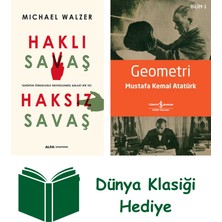 Alfa Yayınları Haklı Savaş Haksız Savaş + Geometri + Dünya Klasiği Hediye