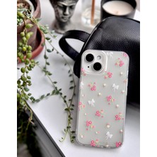Go Aksesuar Iphone 13 - 14 ve 15 Uyumlu Darbe Önleyici Mat Şeffaf Baskılı Silikon Kılıf